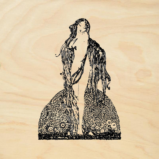 StampaFe Rapunzel large Whimsical Rubber Art Stamp