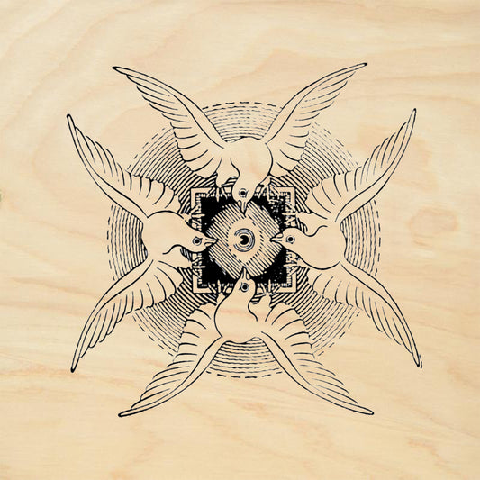 StampaFe Birds Eye View Nature Rubber Art Stamp