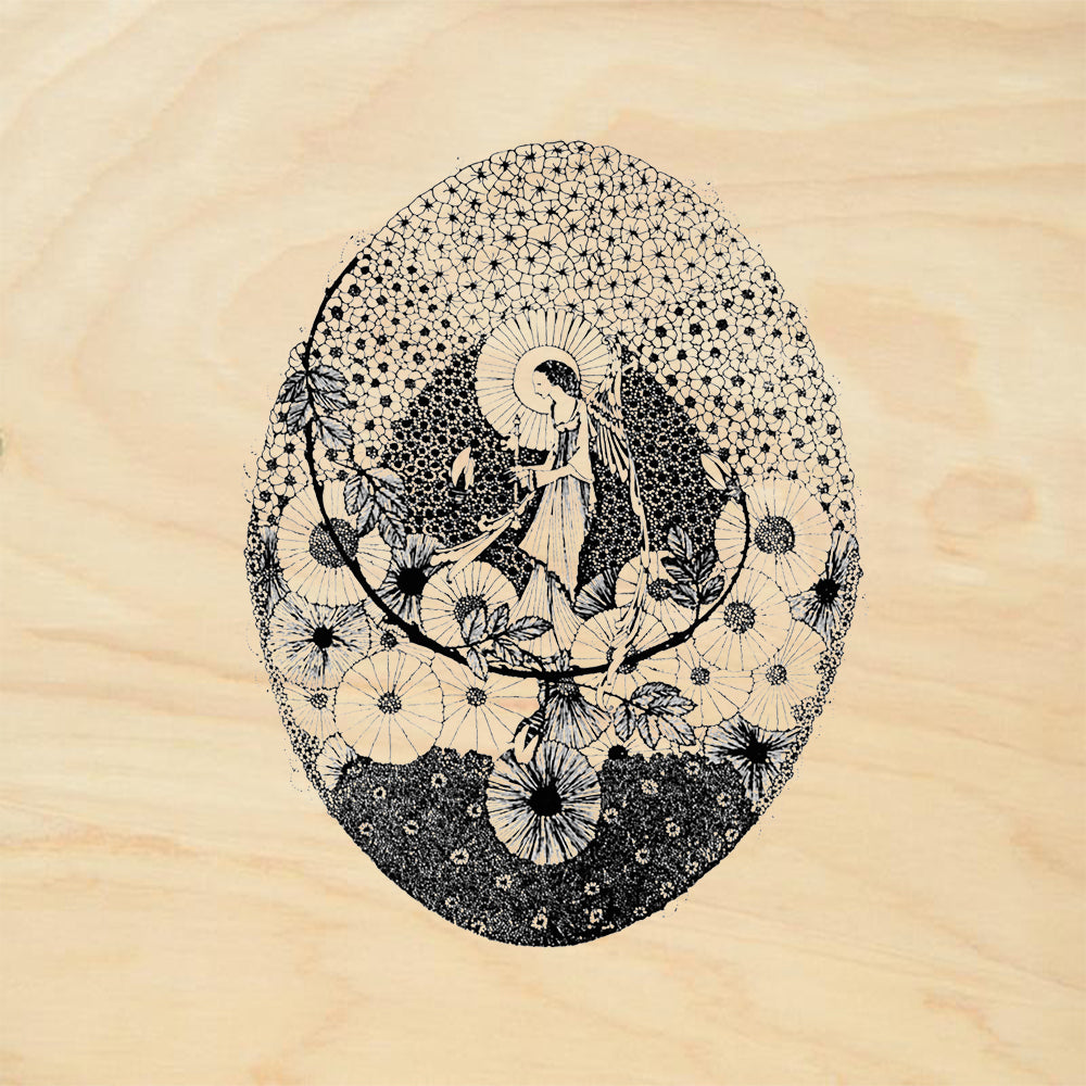 StampaFe Garden Diva Botanical Rubber Art Stamp