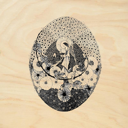StampaFe Garden Diva Botanical Rubber Art Stamp