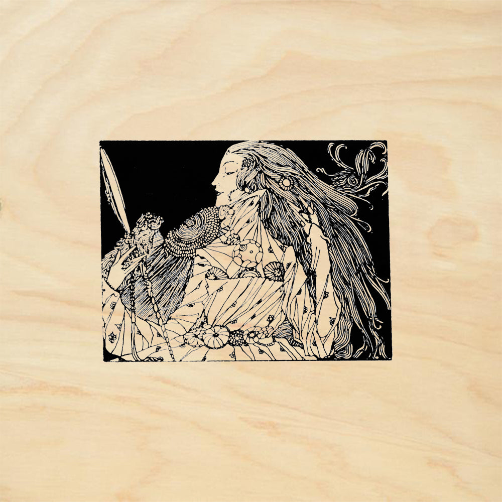 StampaFe Self Reflection Vintage Rubber Art Stamp