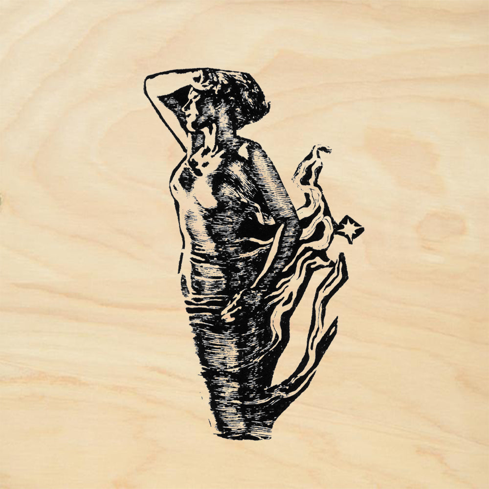 StampaFe Siren of Titan Goddess Rubber Art Stamp