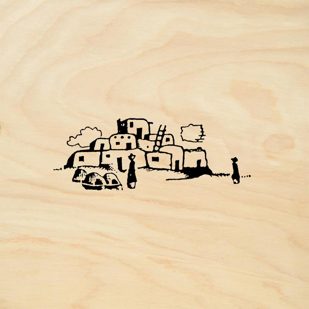 StampaFe Pueblo Village Southwest Rubber Art Stamp