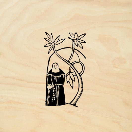 StampaFe Friar Southwest Rubber Art Stamp
