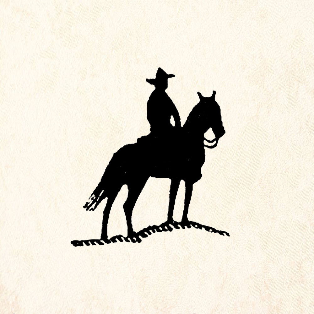 StampaFe Cowboy Bold Southwest Rubber Art Stamp