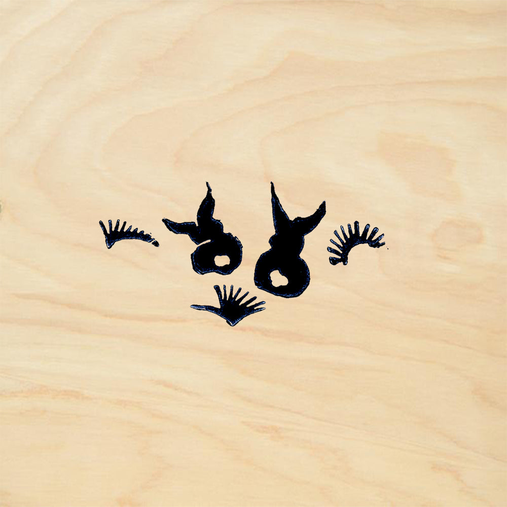 StampaFe Bunnies Folk Art Rubber Art Stamp