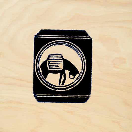 StampaFe Burro Icon Southwest Rubber Art Stamp