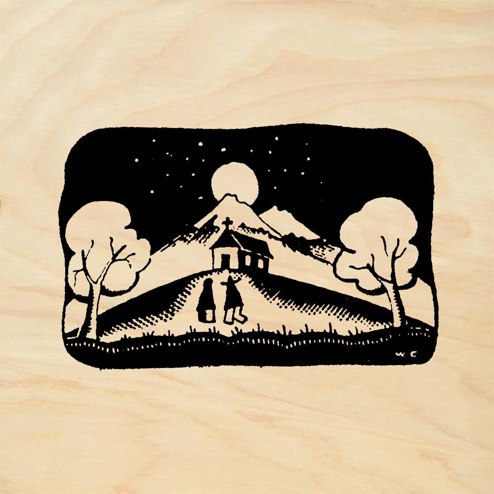 StampaFe Chapel on Hill Southwest Rubber Art Stamp