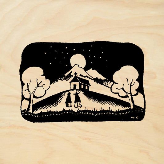 StampaFe Chapel on Hill Southwest Rubber Art Stamp