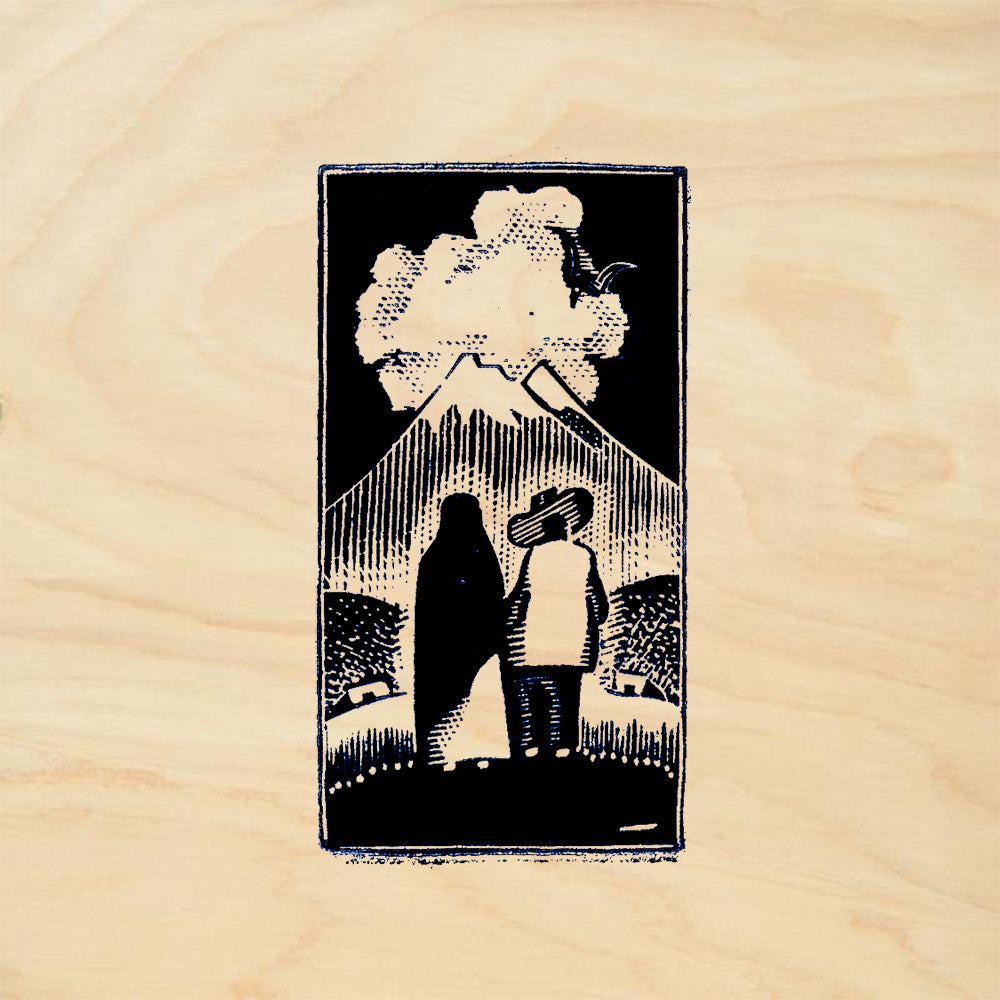 StampaFe Couple and Mountain Southwest Rubber Art Stamp