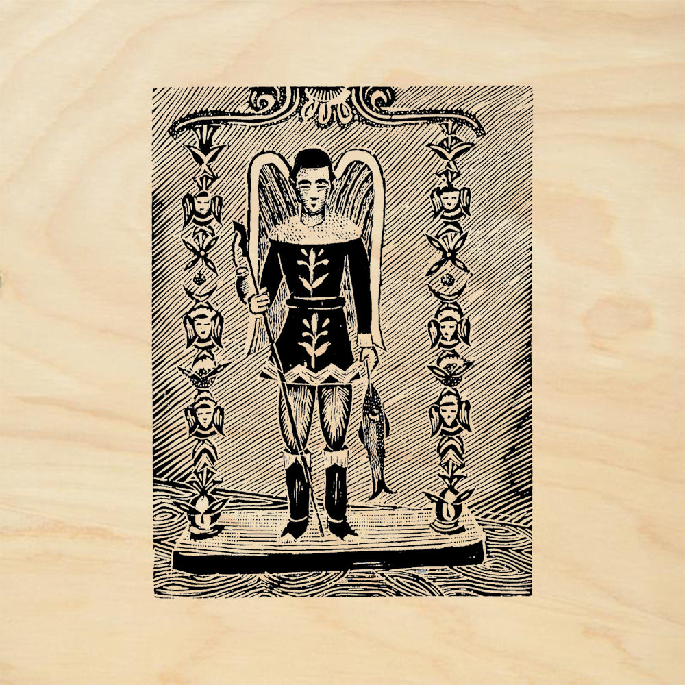 StampaFe Saint Folk Art Rubber Art Stamp
