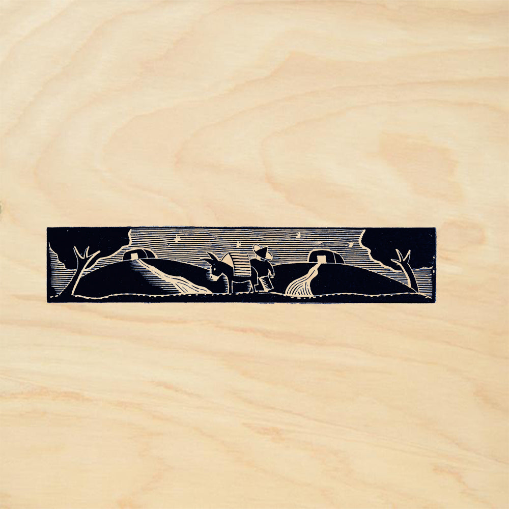 StampaFe Night Journey border Southwest Rubber Art Stamp