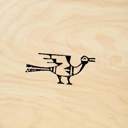 StampaFe Indian Bird small Folk Art Rubber Art Stamp