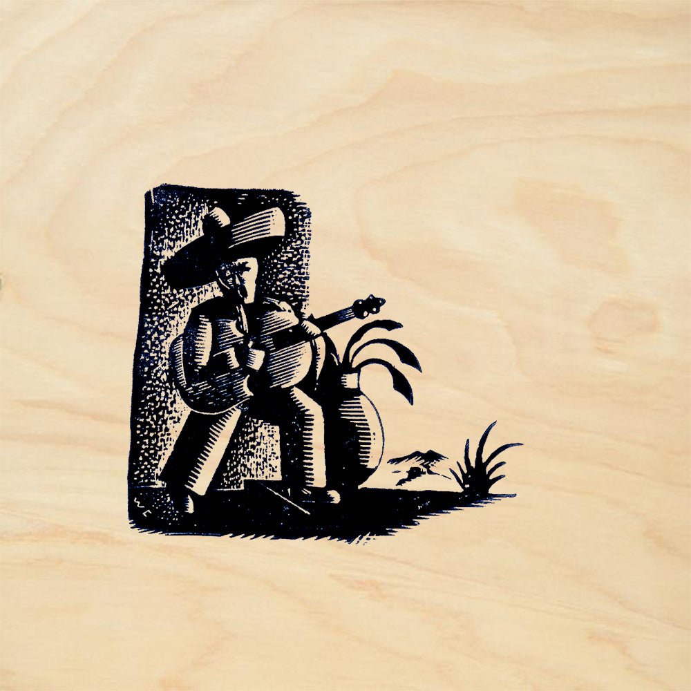 StampaFe Canciones Folk Art Rubber Art Stamp