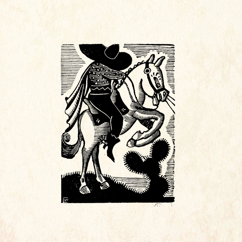 StampaFe Vaquero Southwest Rubber Art Stamp