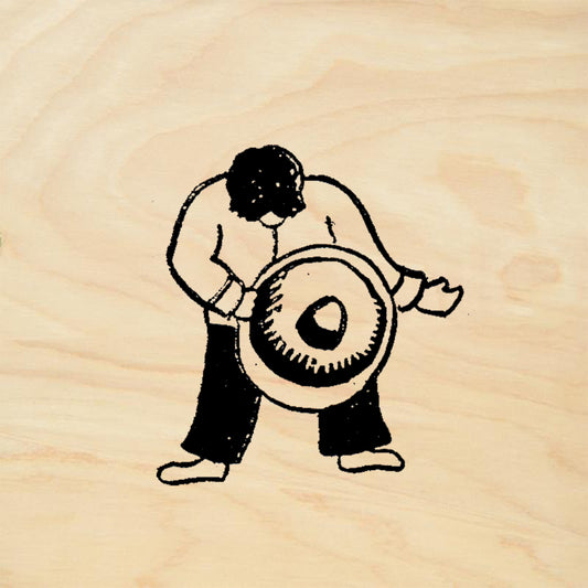 StampaFe Bowing Man Rubber Art Stamp
