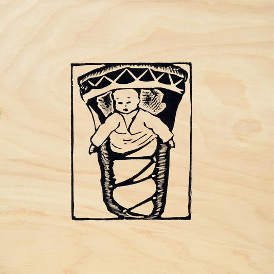 StampaFe Papoose Southwest Rubber Art Stamp