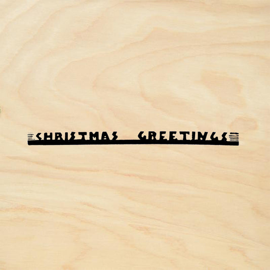 StampaFe Christmas Greetings Christmas Holiday Rubber Art Stamp