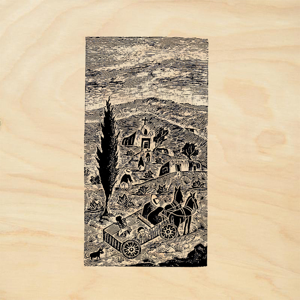 StampaFe Village Church Southwest Rubber Art Stamp