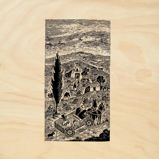 StampaFe Village Church Southwest Rubber Art Stamp