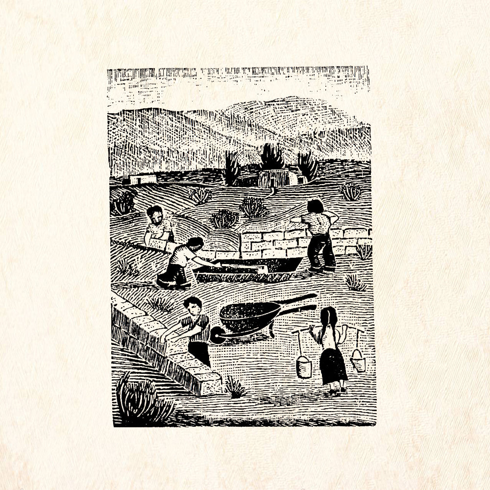 StampaFe Making an Adobe House Southwest Rubber Art Stamp