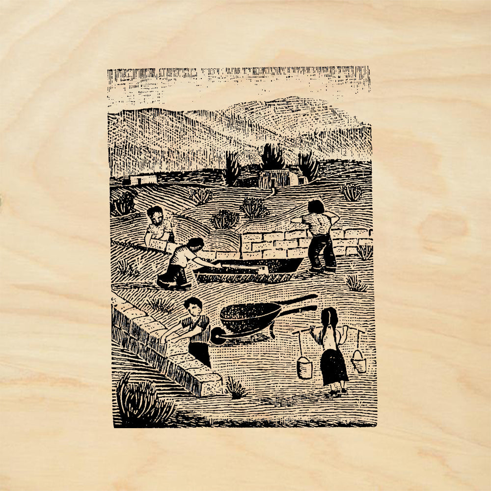 StampaFe Making an Adobe House Southwest Rubber Art Stamp