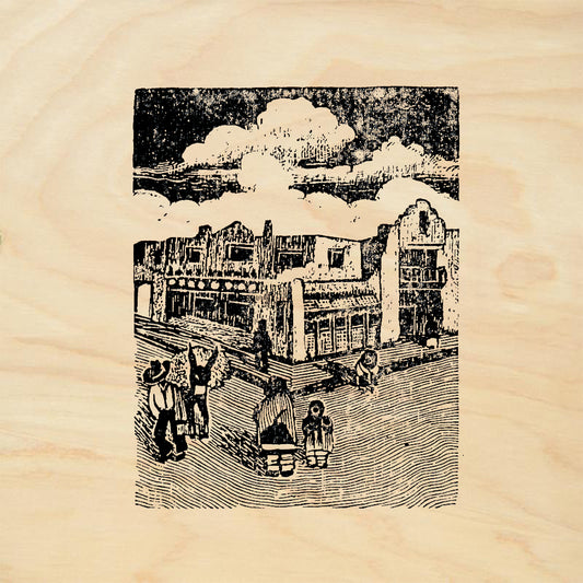 StampaFe La Fonda Hotel Southwest Vintage Rubber Art Stamp