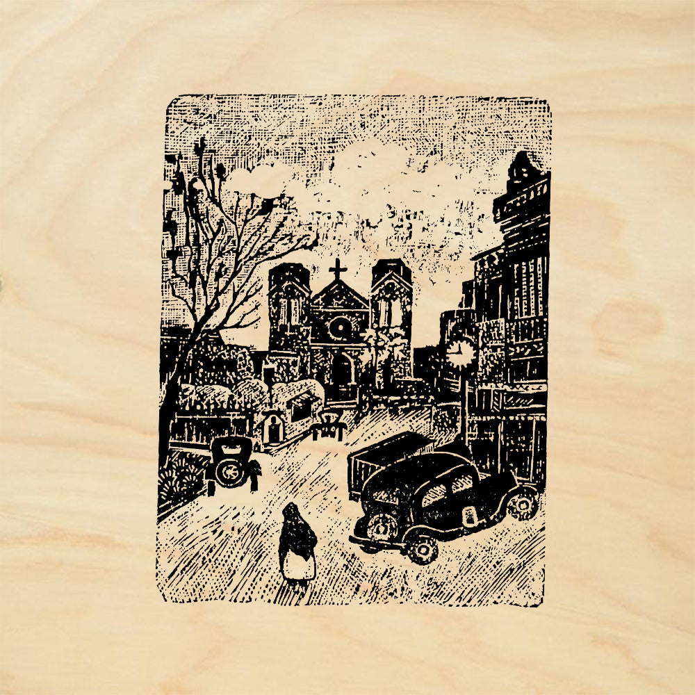 StampaFe Saint Francis Cathedral Southwest Rubber Art Stamp