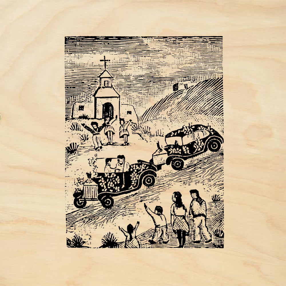 StampaFe Wedding Southwest Folk Art Rubber Art Stamp