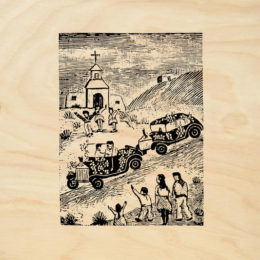 StampaFe Wedding Southwest Folk Art Rubber Art Stamp