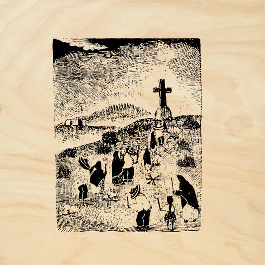 StampaFe Cross of Martyrs Southwest Rubber Art Stamp