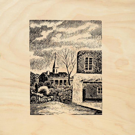 StampaFe Lamy Chapel Southwest Travel Rubber Art Stamp