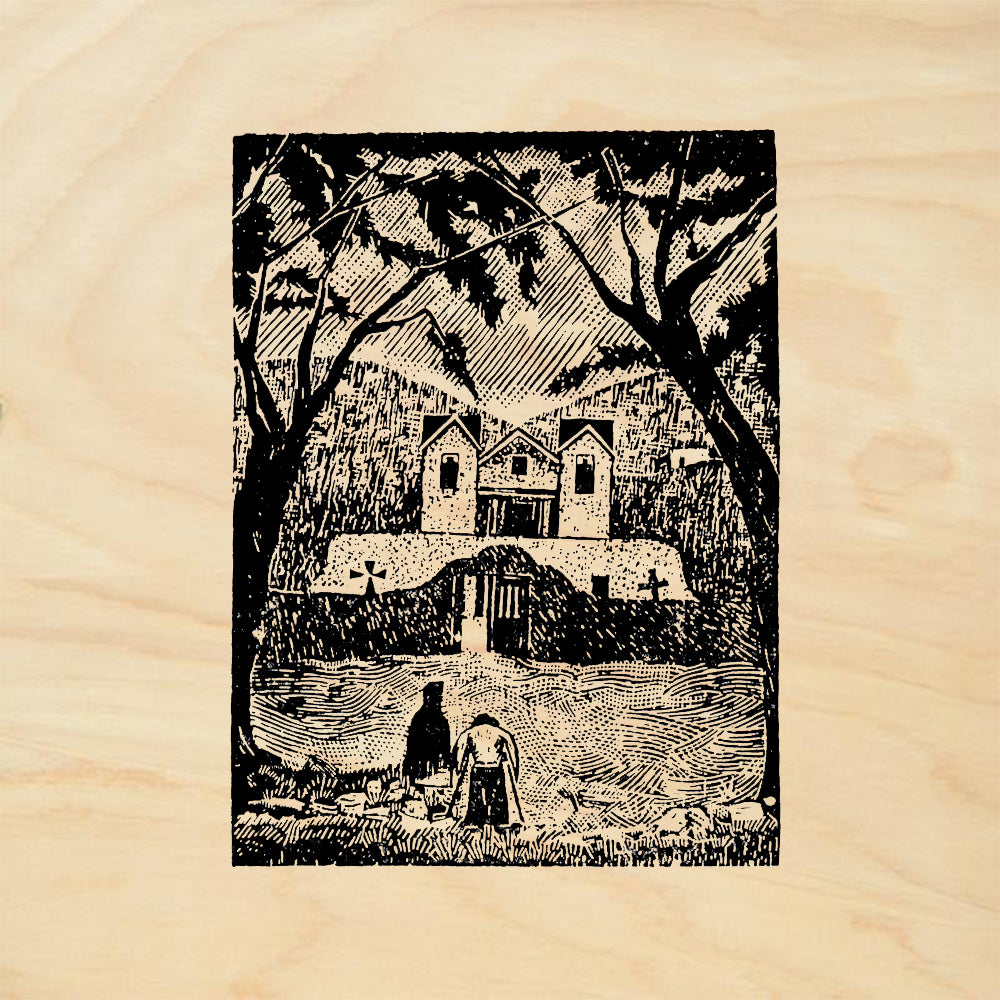StampaFe Santuario de Chimayo Southwest Rubber Art Stamp