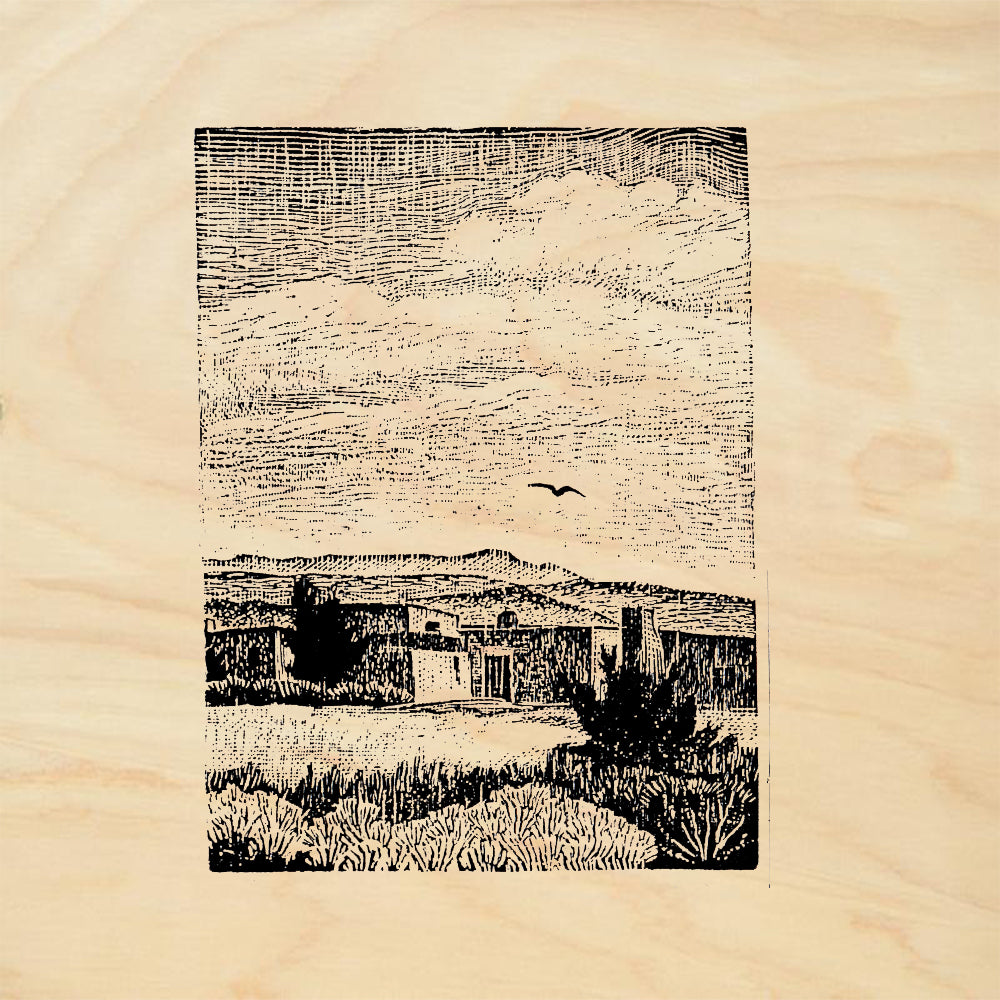 StampaFe Camino Monte Sol Southwest Rubber Art Stamp